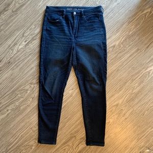 American Eagle dark wash skinny jeggings